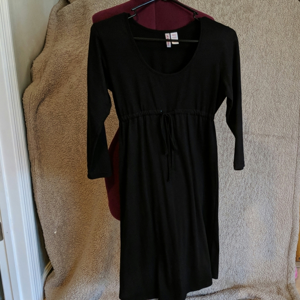 Black Oh! Mama Maternity Dress